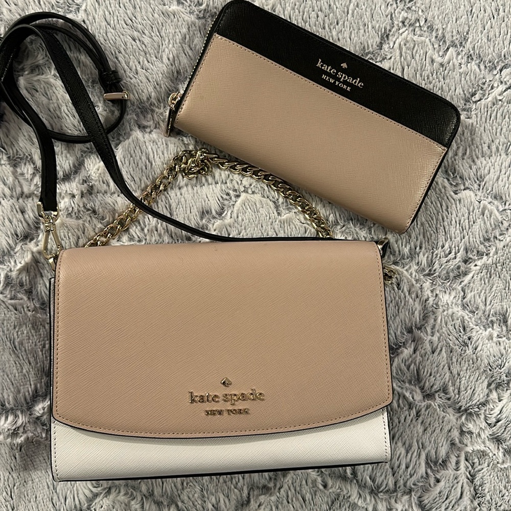 Kate Spade purse and matching Wallet Clutch